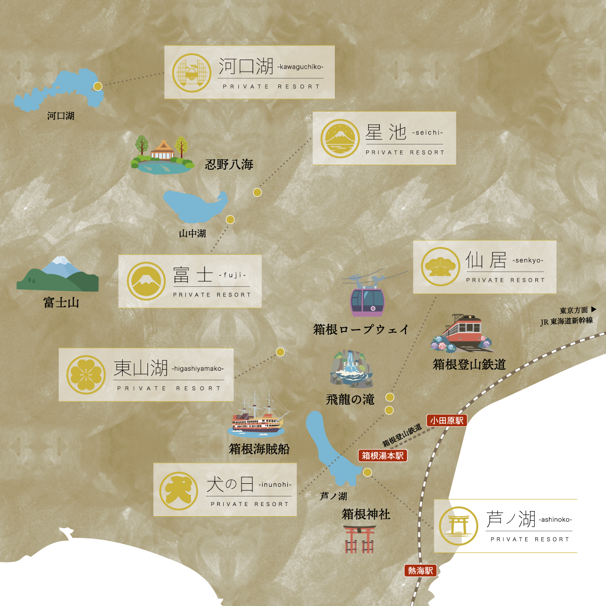 伊豆熱海地図