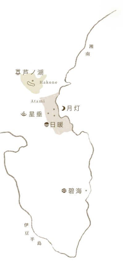 宿泊施設の地図
